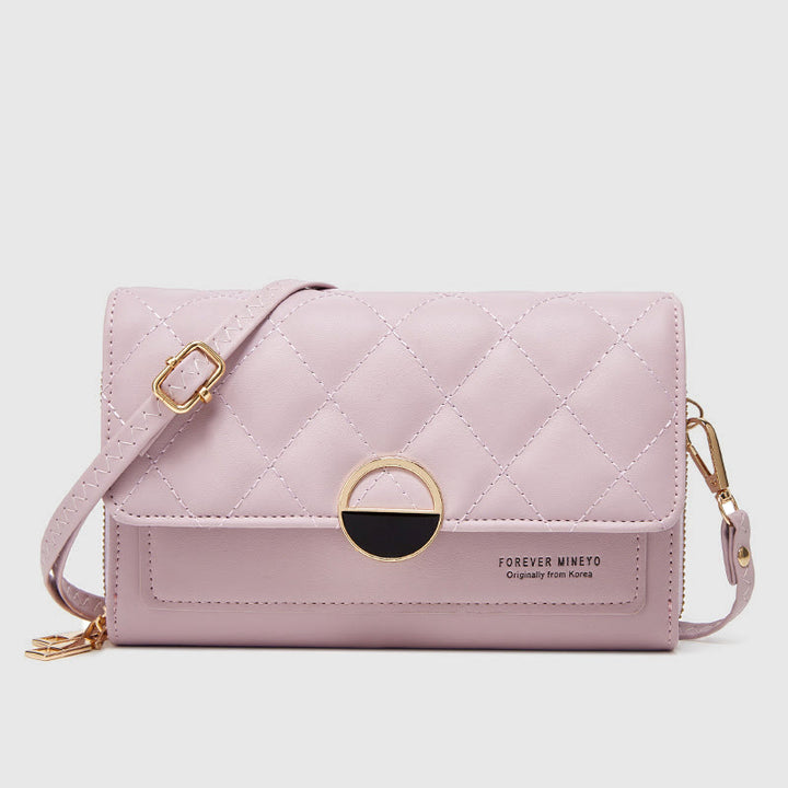 Handytasche für Damen, minimalistisch, horizontal, zum Einkaufen, Geldbörse