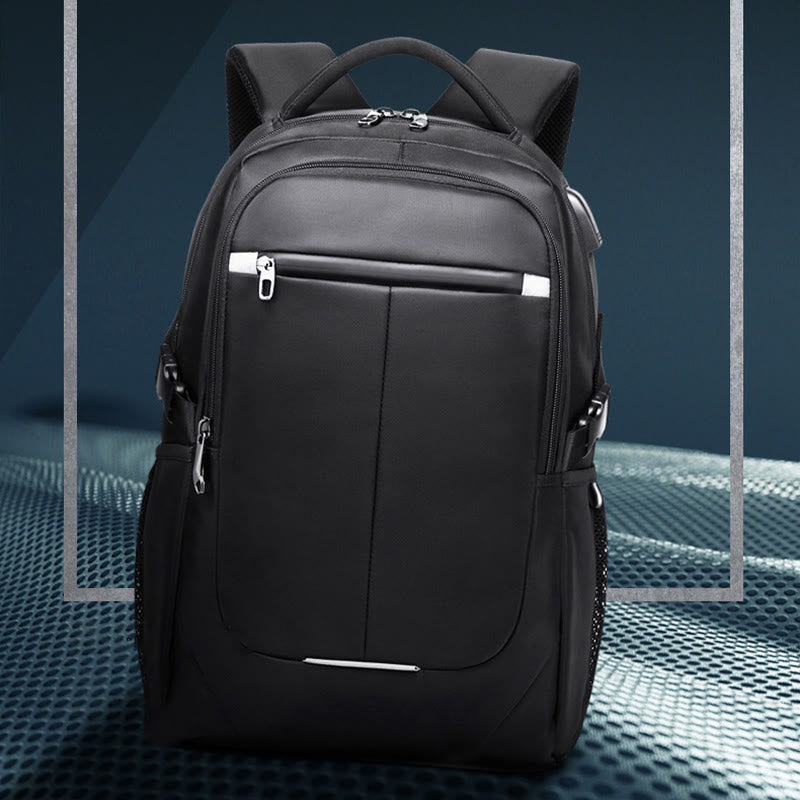 Rucksack für Herren, für Geschäftsreisen, Studenten, Laptop, Oxford, wasserdicht, Tagesrucksack