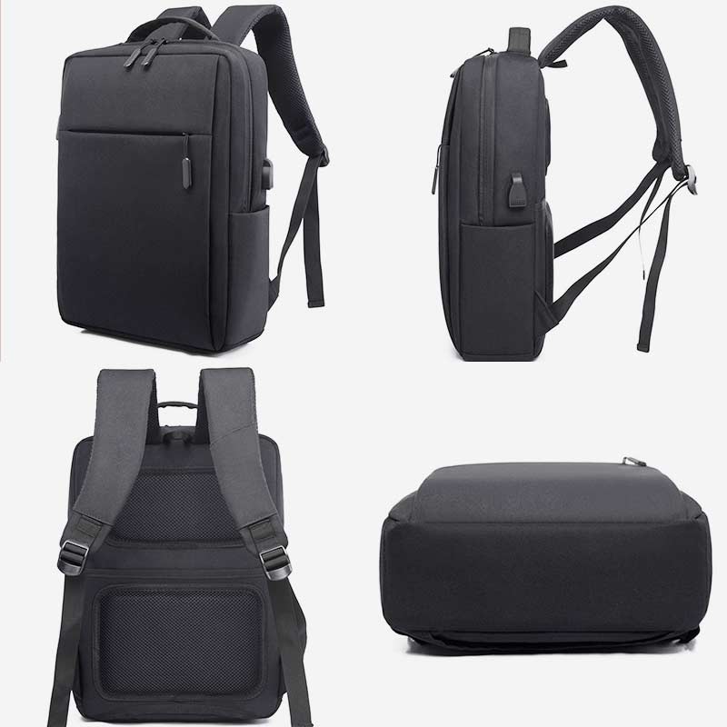 Multifunktionaler, robuster, atmungsaktiver Reise-Laptop-Rucksack mit großer Kapazität und USB-Ladeanschluss
