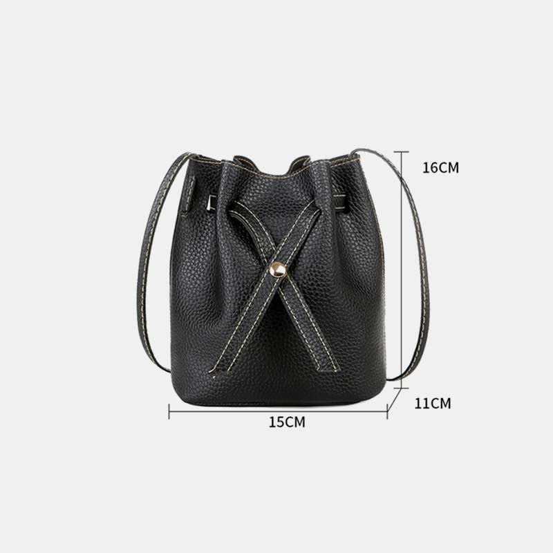 Umhängetasche für Damen aus PU-Leder, minimalistische Schultertasche für den täglichen Gebrauch