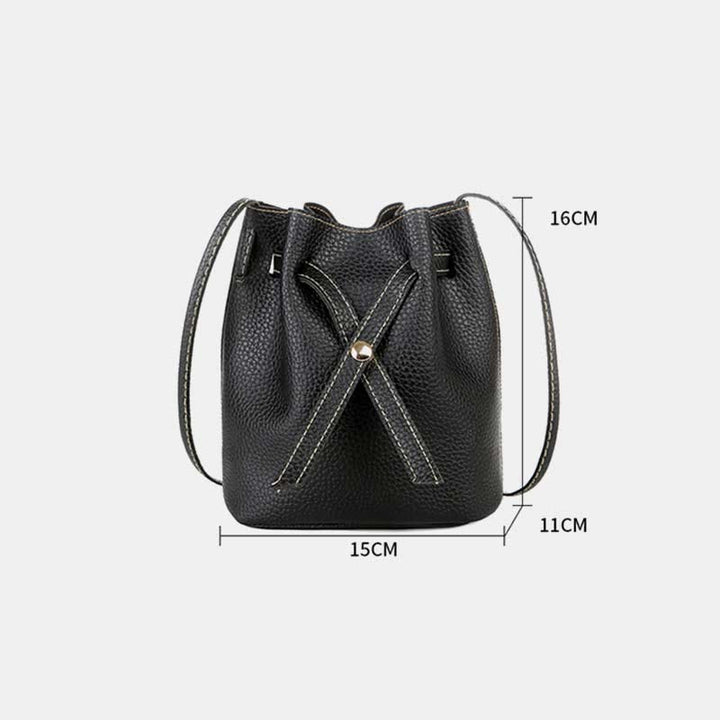 Umhängetasche für Damen aus PU-Leder, minimalistische Schultertasche für den täglichen Gebrauch