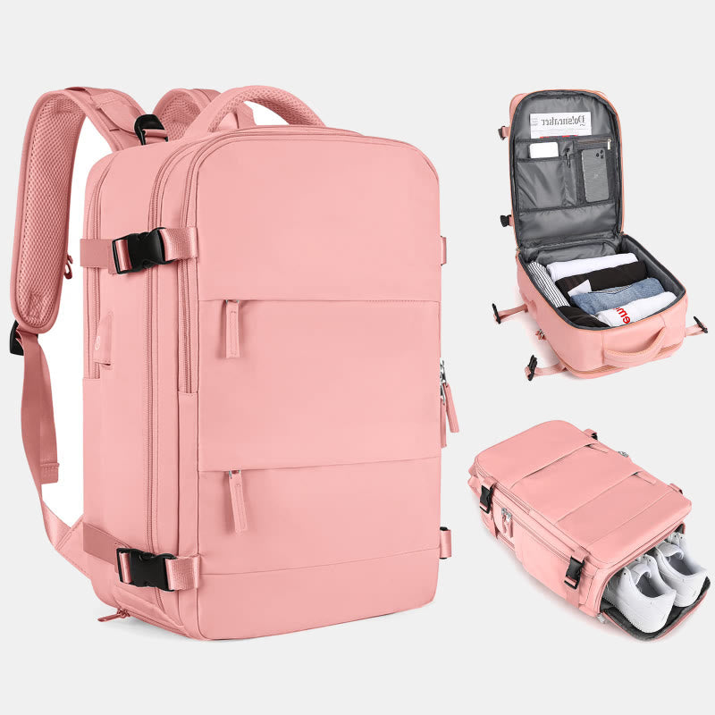 Rucksack mit mehreren Taschen für Frauen und Mädchen, Reise-Laptop-Rucksack, College-Büchertasche
