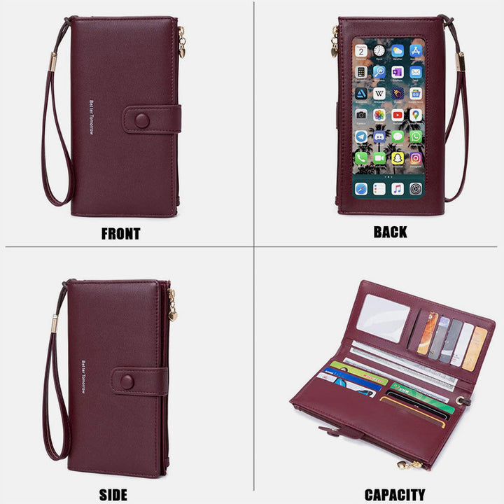 Touchscreen Große Kapazität Handy Tasche Geldbörse