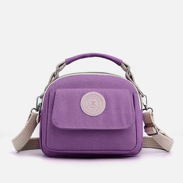 Tasche mit Griff oben für Damen, einfache, tragbare Umhängetasche mit Spritzschutz