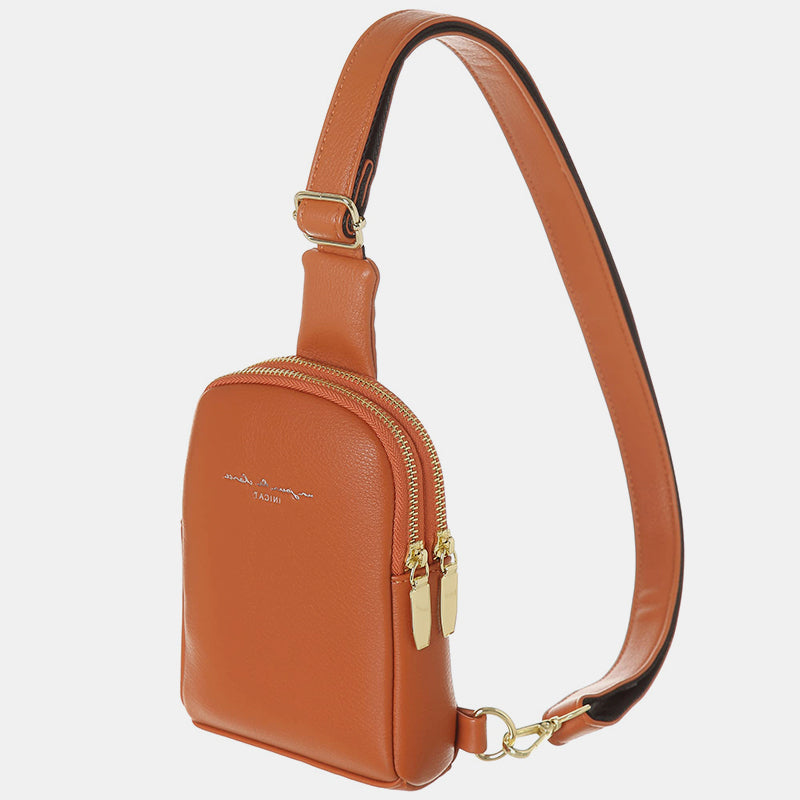 Kleine Umhängetasche, Schultertasche, Geldbörse, Brusttasche für Frauen und Mädchen