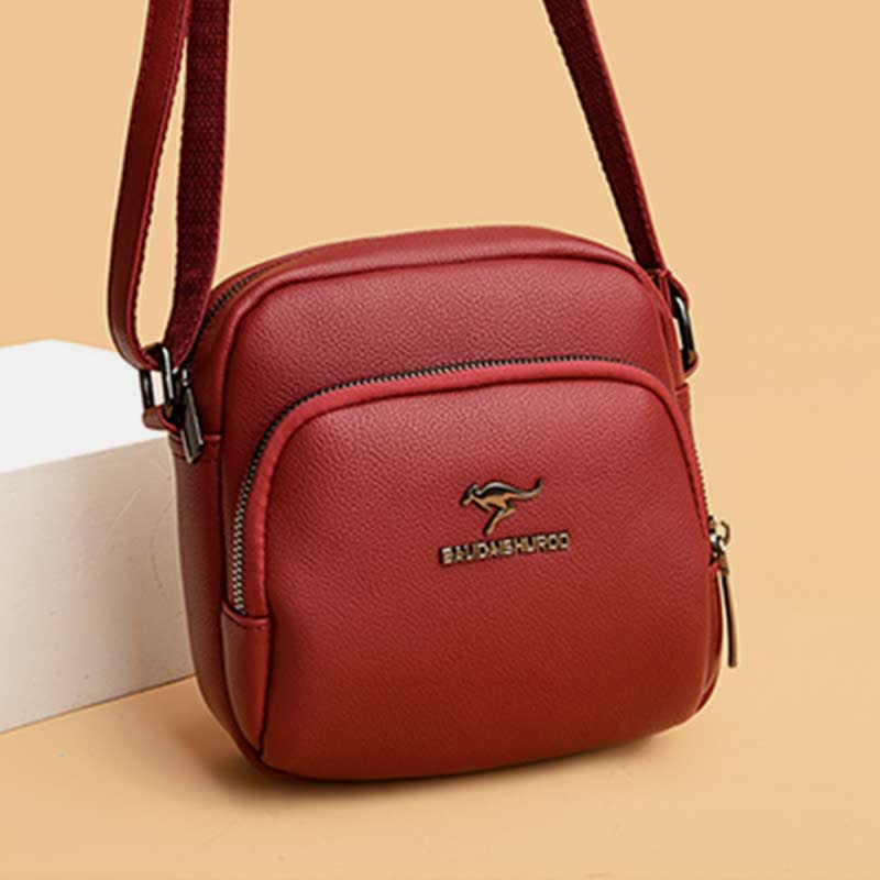 Umhängetasche für Damen, klein, über der Schulter, Geldbörse, Lederhandtasche