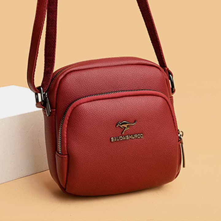 Umhängetasche für Damen, klein, über der Schulter, Geldbörse, Lederhandtasche