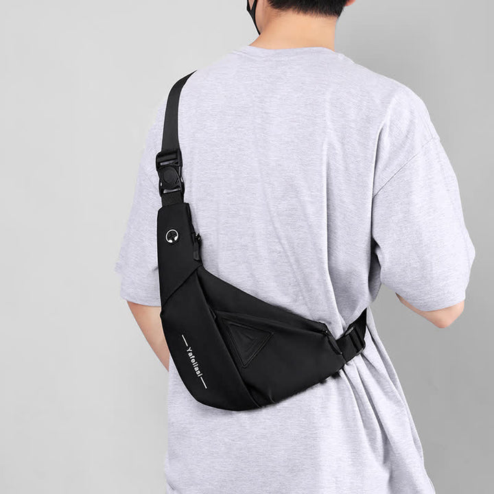 Leichte Schultertasche für unterwegs, Unisex, tragbare, lässige Umhängetasche
