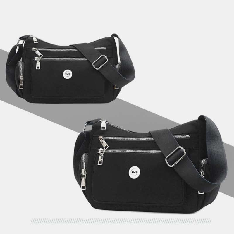 Umhängetasche mit mehreren Taschen für Damen, leicht, geräumig, Schultertasche