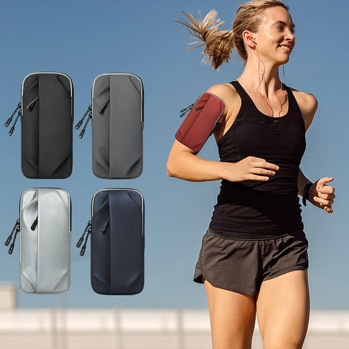 Handgelenktasche zum Laufen, wasserdichte Leder-Fitness-Telefontasche