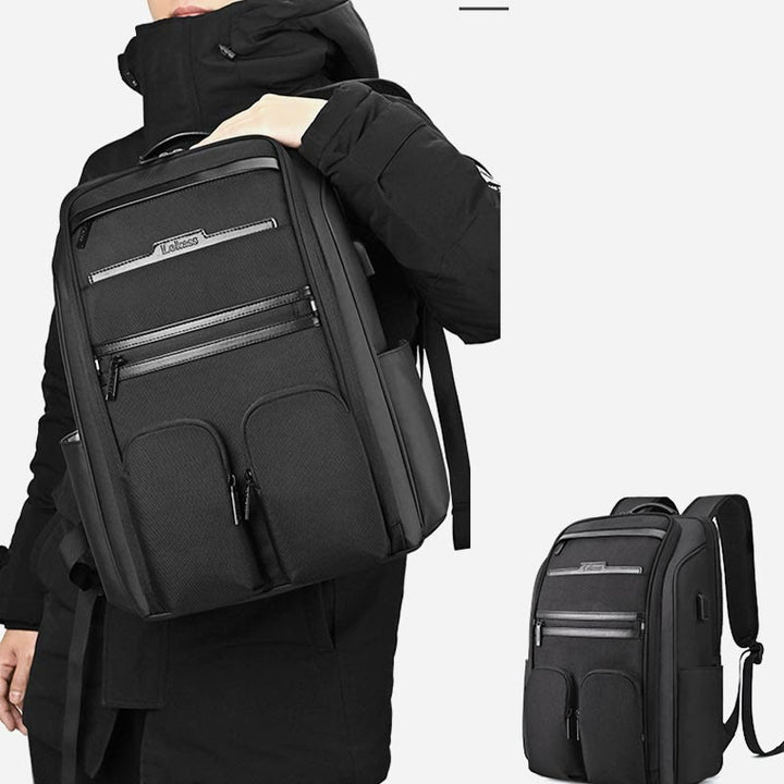 Rucksack für Herren, Reiserucksack mit großer Kapazität, wasserdichter, multifunktionaler Tagesrucksack