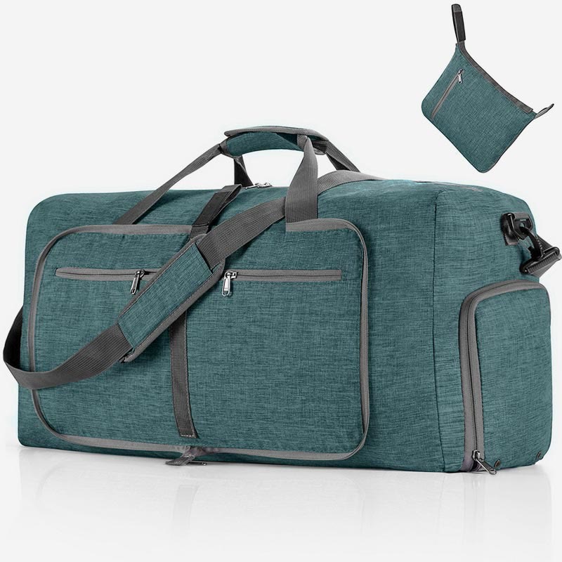 Aufbewahrungstasche für unterwegs, zusammenklappbar, tragbar, große Kapazität, Fitness-Reisetasche
