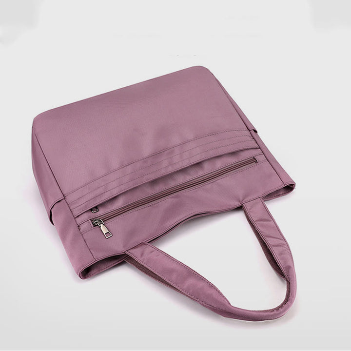 Einkaufstasche für Damen, einfache, lässige Einkaufshandtasche aus Nylon