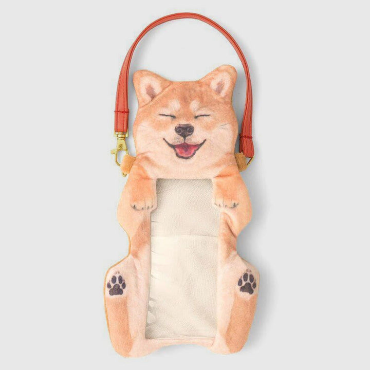 Handytasche für Damen, süßer Shiba Inu, transparenter Touchscreen