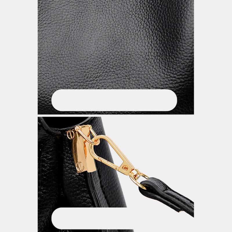 Kleine Umhängetasche aus Leder, Handtaschen, Geldbörsen, dreifache Crossover-Schultertasche