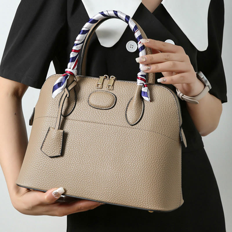 Top-Griff-Tasche für Frauen Vintage dünner Seidenschalgriff