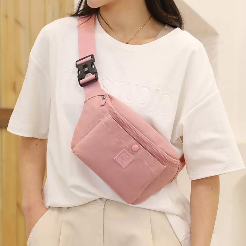 Leichte Hüfttasche für Damen, wasserdicht, für Reisen und Sport, Brusttasche