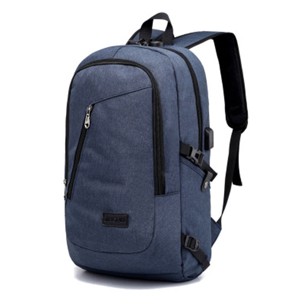 Diebstahlsicherer Reise-Business-Rucksack mit Schloss und USB-Ladeanschluss