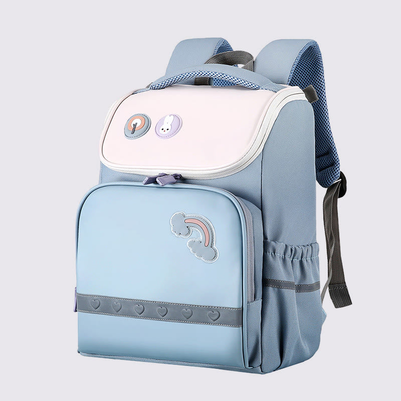 Rucksack für Kinder mit süßem Cartoon-Druck, atmungsaktiv, leicht, Schultasche