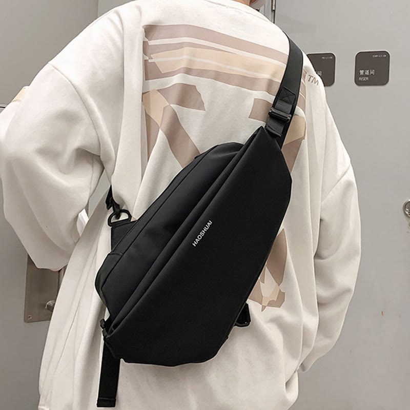 Schultertasche für Herren, multifunktional, wasserdicht, lässig, Umhängetasche