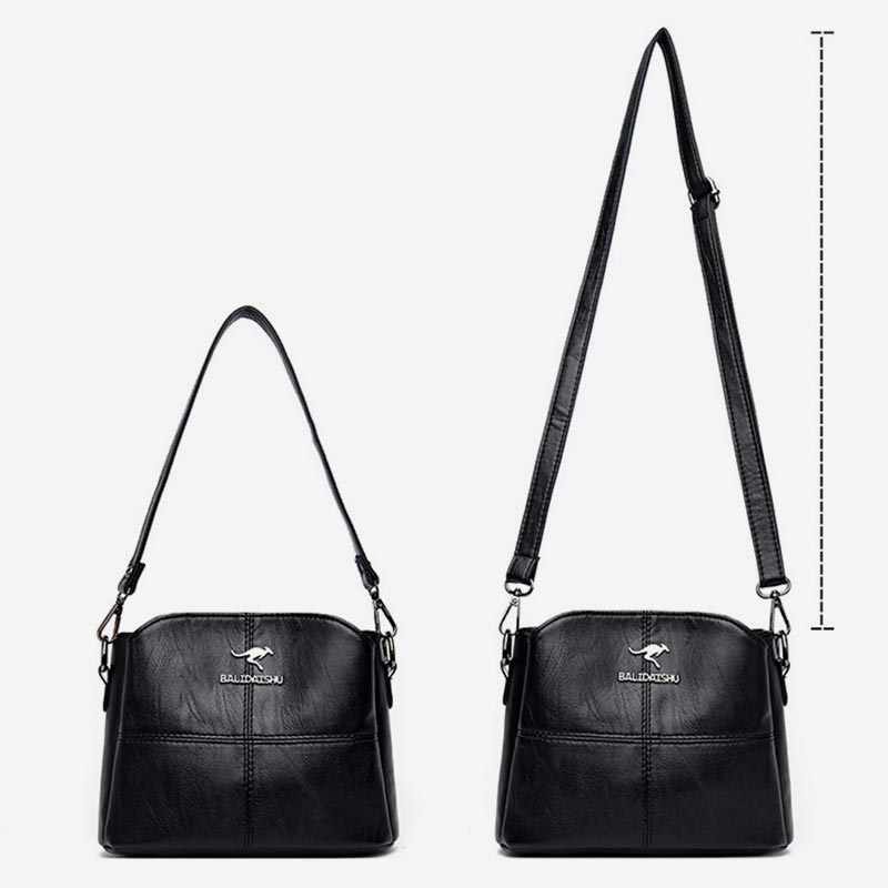 Geldbörsen und Handtaschen für Damen, Umhängetasche aus PU mit mehreren Fächern
