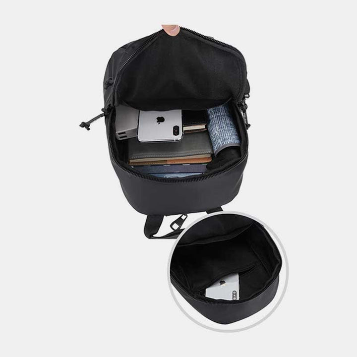 Wasserdichter Sling-Rucksack für Herren und Damen, multifunktional, lässig, Reise-Umhängetasche