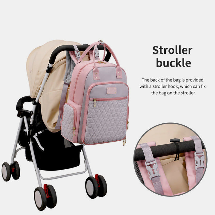 Tragbare Mama-Tasche für Frauen im Freien, wasserdichter, multifunktionaler Oxford-Rucksack
