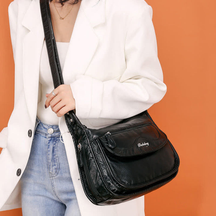 Lässige, multifunktionale Umhängetasche mit mehreren Taschen