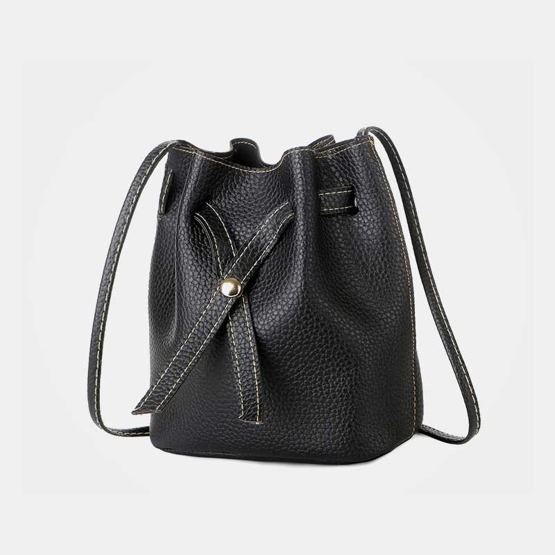 Umhängetasche für Damen aus PU-Leder, minimalistische Schultertasche für den täglichen Gebrauch