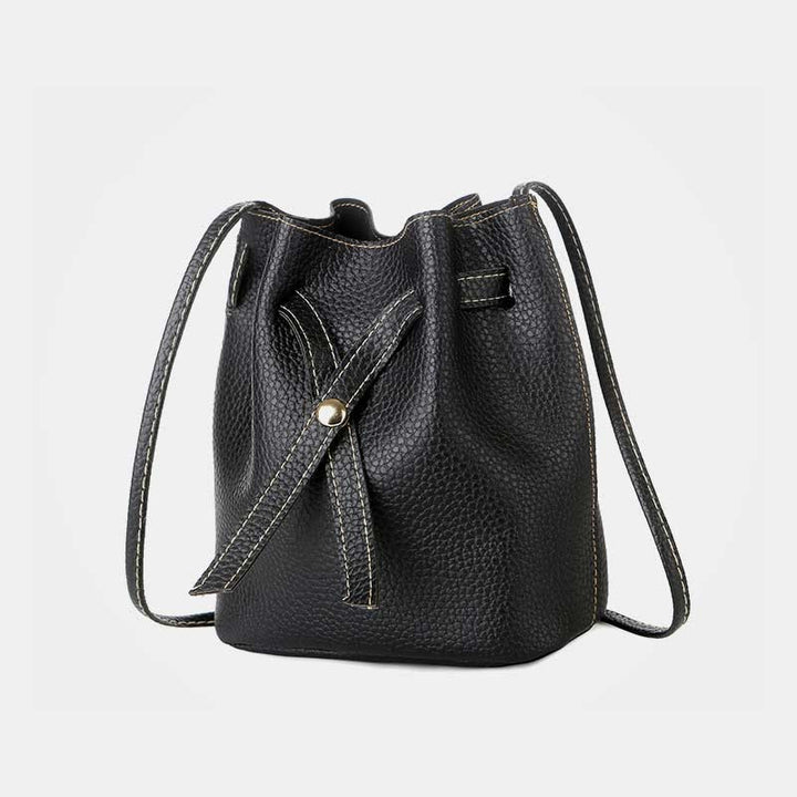 Umhängetasche für Damen aus PU-Leder, minimalistische Schultertasche für den täglichen Gebrauch