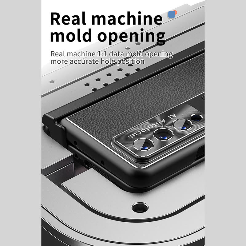 Telefonhülle für Z Fold 4 mit magnetischem Scharnier, klappbare Schutzhülle