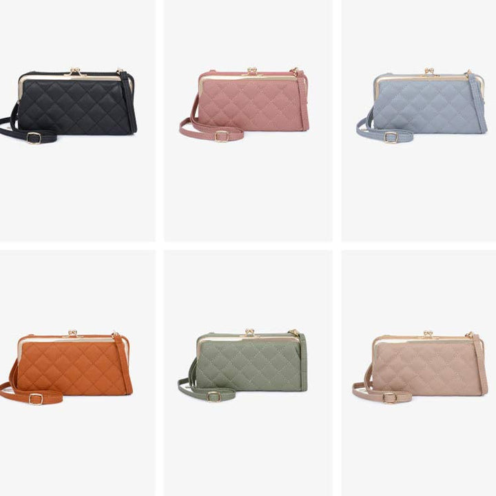 Kleine Crossbody-Handytasche, leichte Schultertasche, Clutch, Geldbörse, Handy-Geldbörse