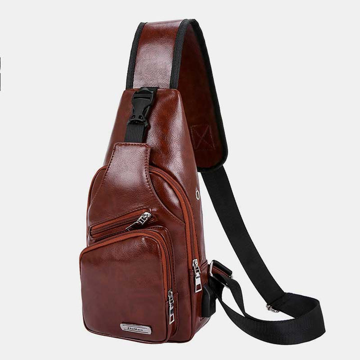 Weiche, dreifach verwendbare Schultertasche mit mehreren Taschen für Ausflüge