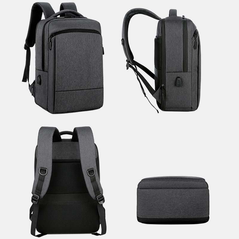 Leichter, schwerer, weiter tragbarer Business-Rucksack mit großer Kapazität und USB-Ladeanschluss