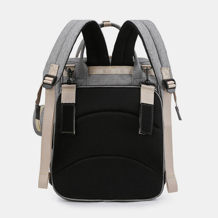 Multifunktionale Mama-Tasche mit Kinderbett, einfacher wasserdichter Oxford-Rucksack