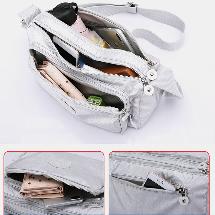 Umhängetasche für Damen, wasserdicht, leicht, modisch, Nylon, Handtasche, Schultertasche