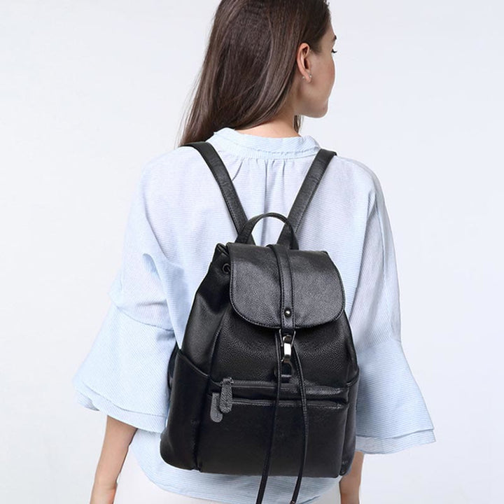 Rucksack für Frauen mit Litschi-Muster, große Kapazität, Freizeit, Reise, Tagesrucksack