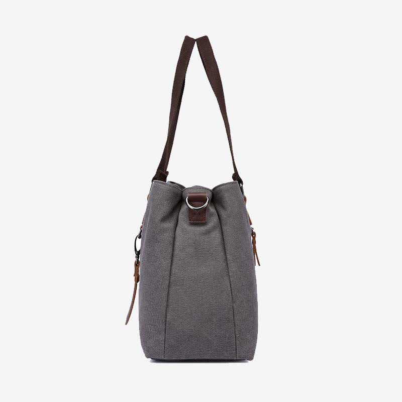 Dreifach-Canvas-Totes-Handtasche, multifunktional, lässig, Umhängetasche, Schultertasche