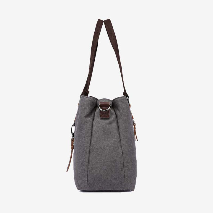 Dreifach-Canvas-Totes-Handtasche, multifunktional, lässig, Umhängetasche, Schultertasche