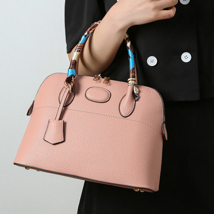 Top-Griff-Tasche für Frauen Vintage dünner Seidenschalgriff