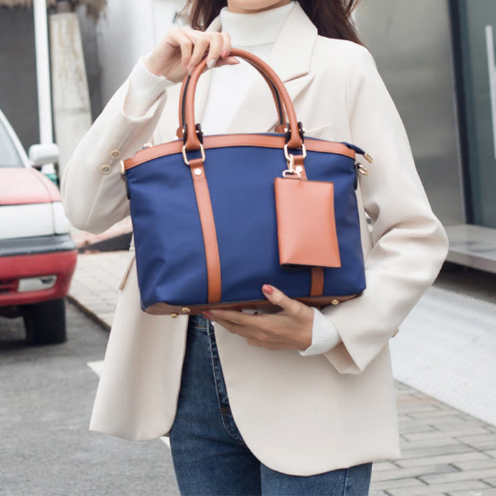Top-Griff-Tasche für Damen, weiche, tragbare Oxford-Umhängetasche