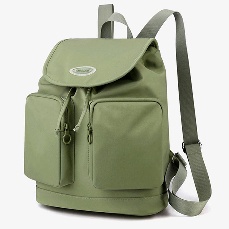 Rucksack für Frauen Einfacher Kordelzugverschluss Wasserdichte Reisetasche aus Nylon
