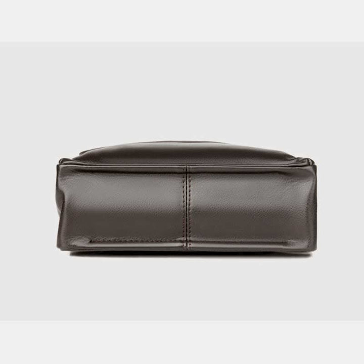 Herren Leder Umhängetasche Messenger Bag Reise Arbeit Business Satchel