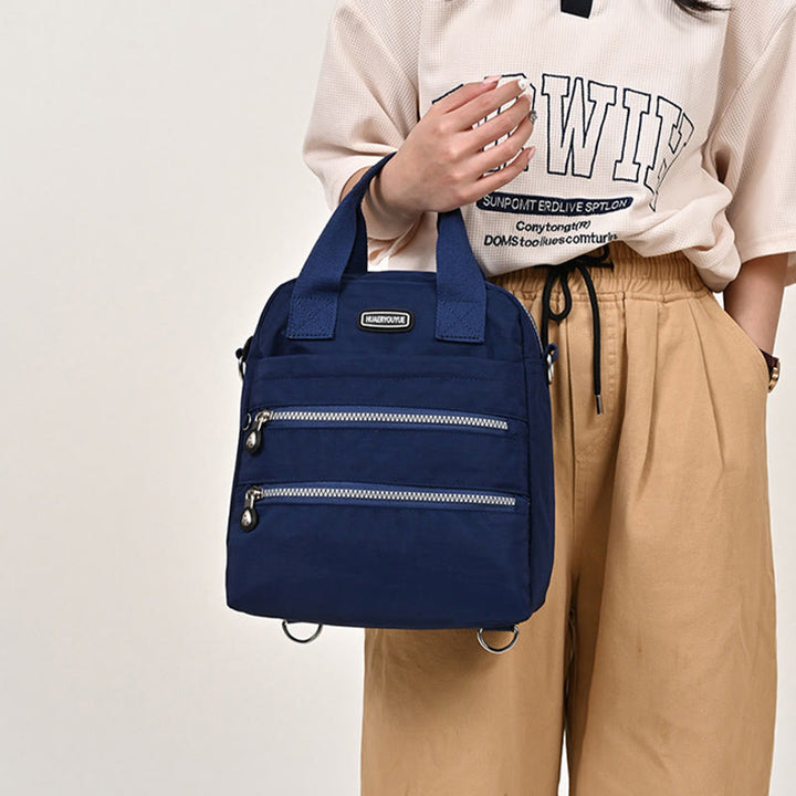 Mehrzweck-Rucksack für Damen, wasserdichte, tragbare Schultertasche aus Nylon