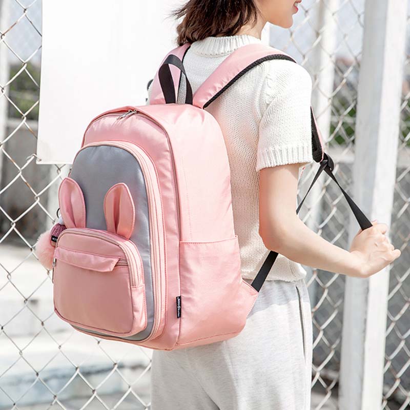 Süßer Häschen-Rucksack mit großer Kapazität