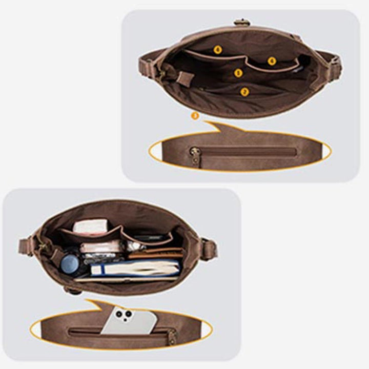 Umhängetasche aus PU-Leder für Damen, Geldbörse, Reisetasche, Schultertasche 