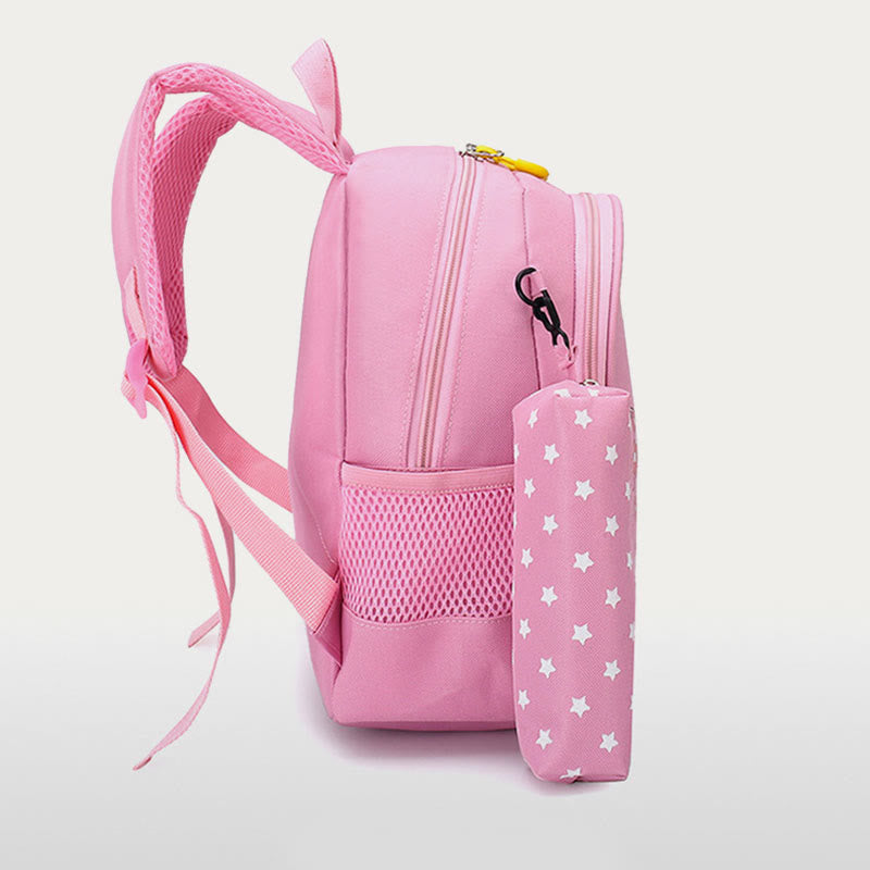 Rucksack für Kinder mit Cartoon-Druck, süßes Einhorn, Kindergarten-Schultasche