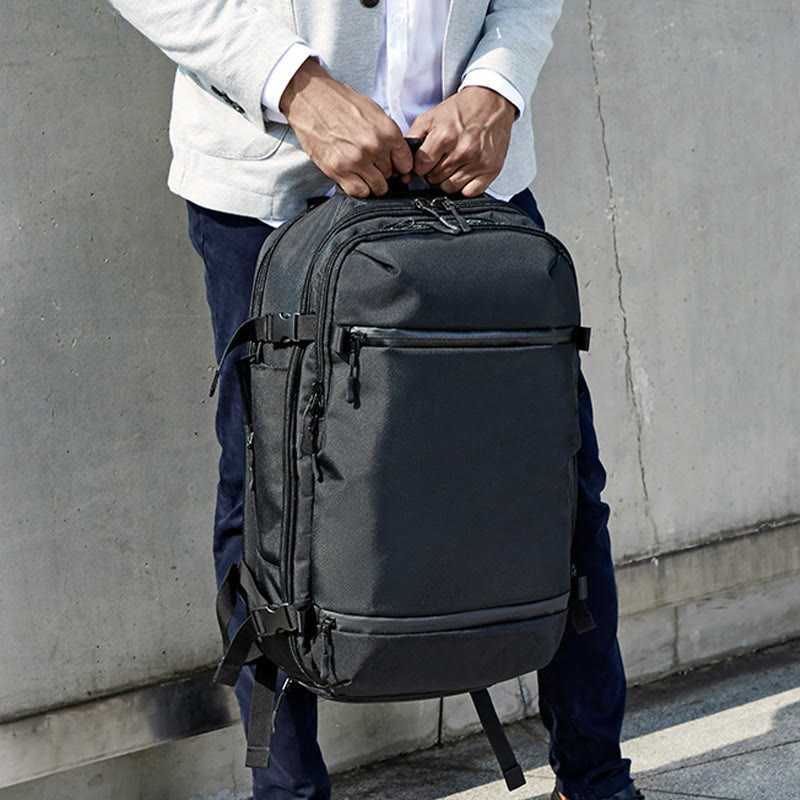 Business-Rucksack für Herren, multifunktionaler kurzer Reise-Laptop-Tagesrucksack
