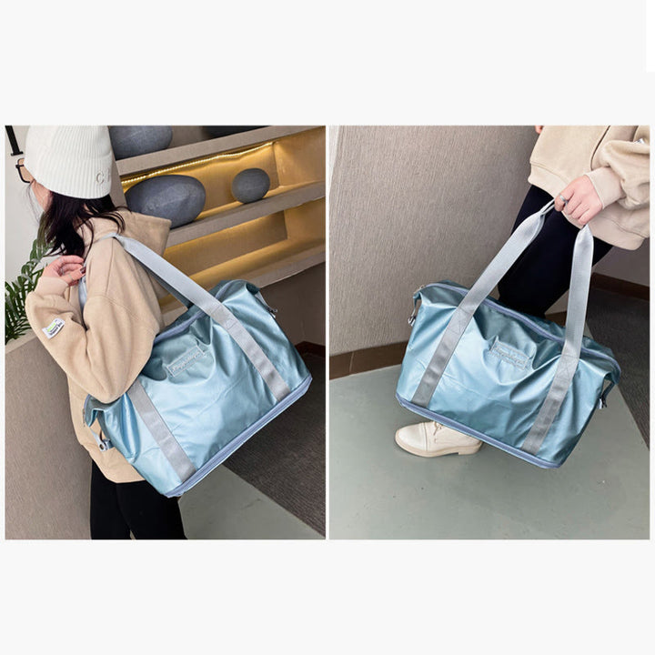 Reisetasche für Damen, Trocken-/Nasstrennung, Sporthandtasche