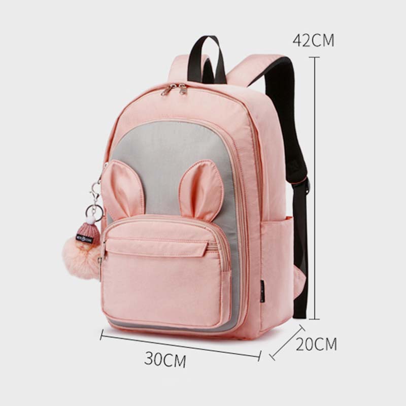 Süßer Häschen-Rucksack mit großer Kapazität